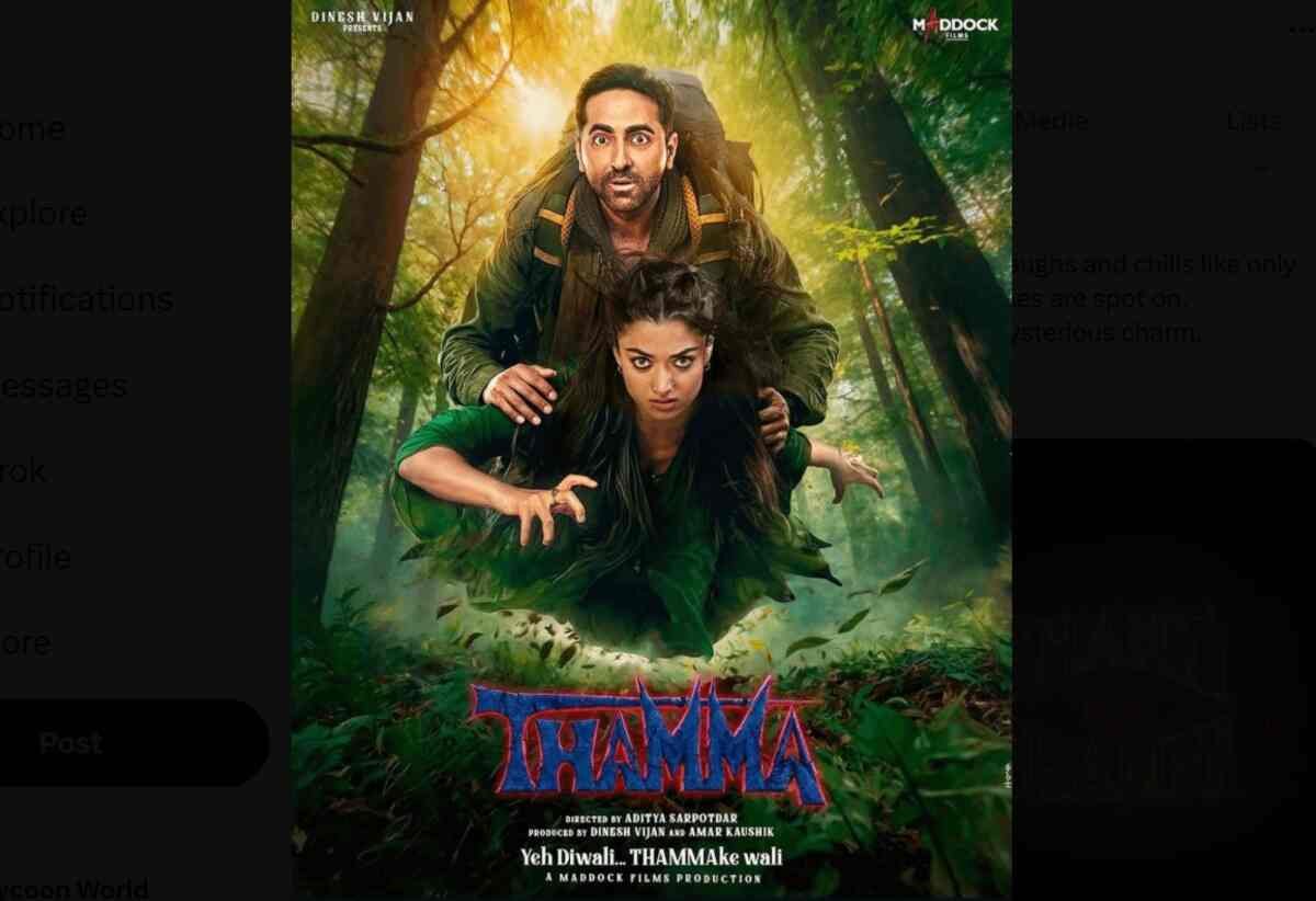 Thamma Movie Review: Betaals, Vampires, and Ayushmann-Rashmika’s Unconvincing Love Story