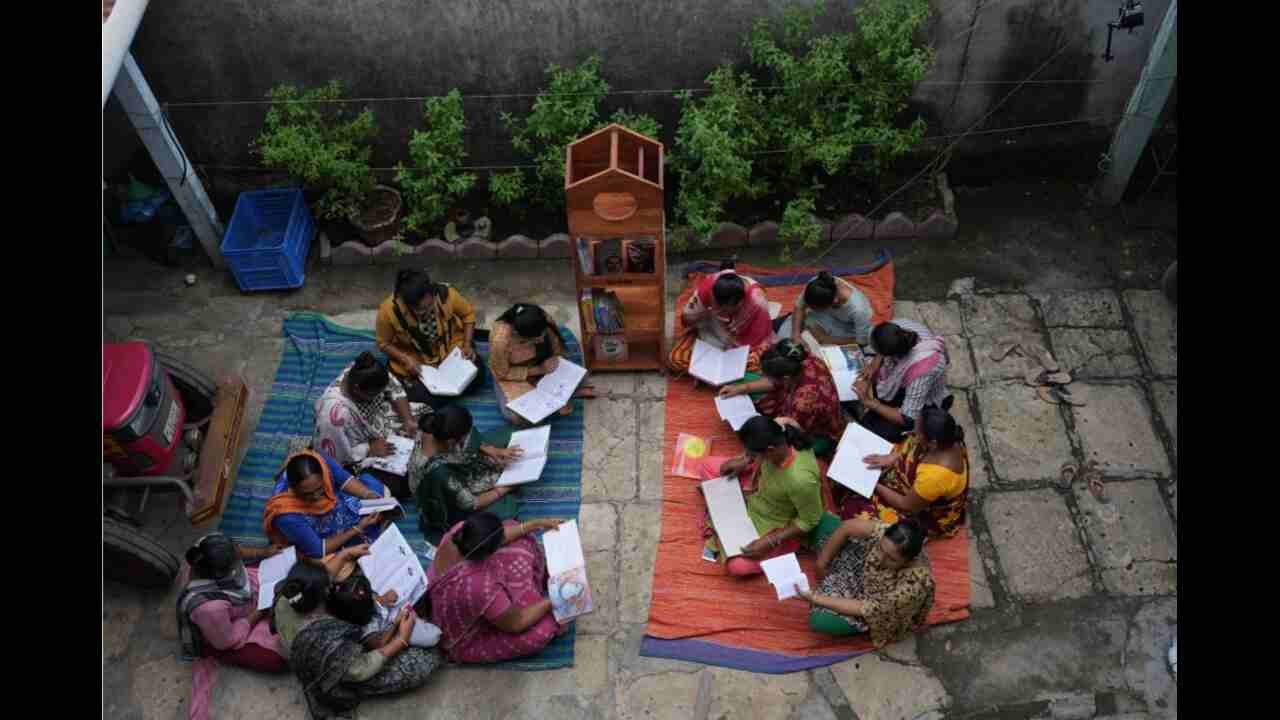 Woods at Sasan, a luxury biophilic retreat located on the edge of Gir National Park, has an initiative called Pustak Ghar