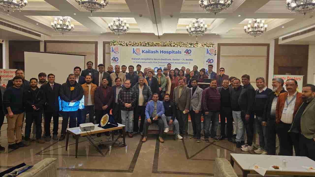 Kailash Healthcare Hosts Grand CME on Stroke Neuro-Intervention, Intracranial Bleeds and Robotic Joint Replacement in Aligarh