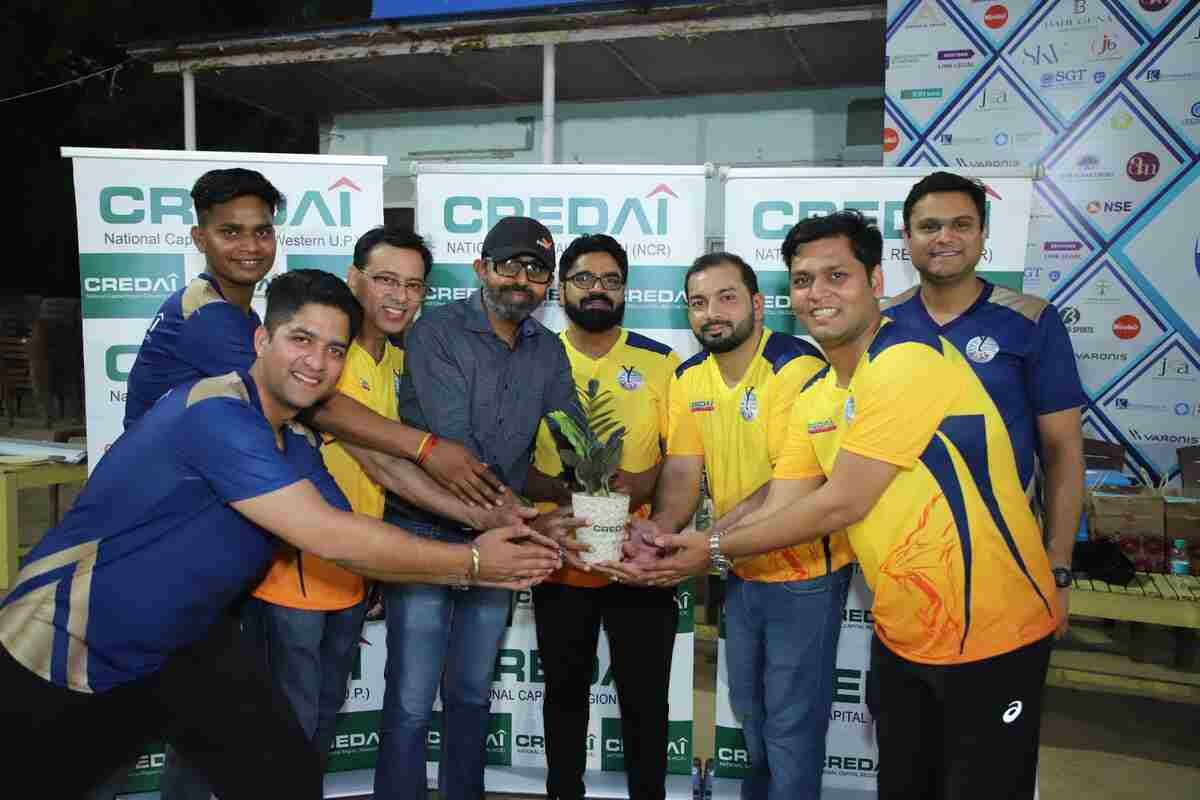 CREDAI NCR Youth Wing, real estate cricket match, Jamia Hamdard Ground, Delhi real estate events