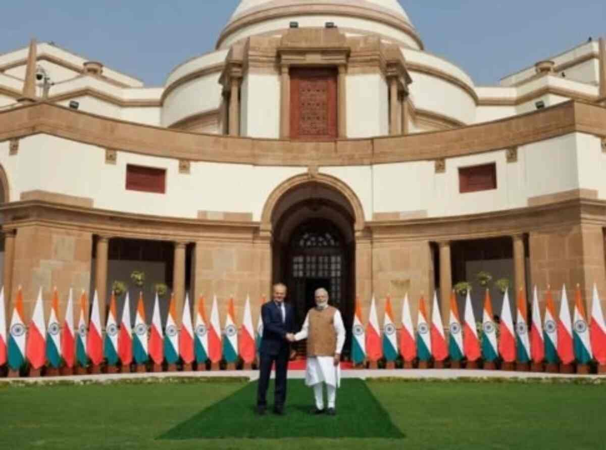 Donald Tusk, VFS Global, Donald Tusk India Visit, Business Standard, Poland Visa Scandal, India Poland Relations, VFS Global Controversy, Polish Prime Minister, India Business News, Visa Processing Services, Poland Politics, Strategic Partnership, India Business Summit, International Relations